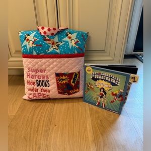 Kids pillow and flip book